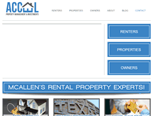 Tablet Screenshot of mcallenrentals.com
